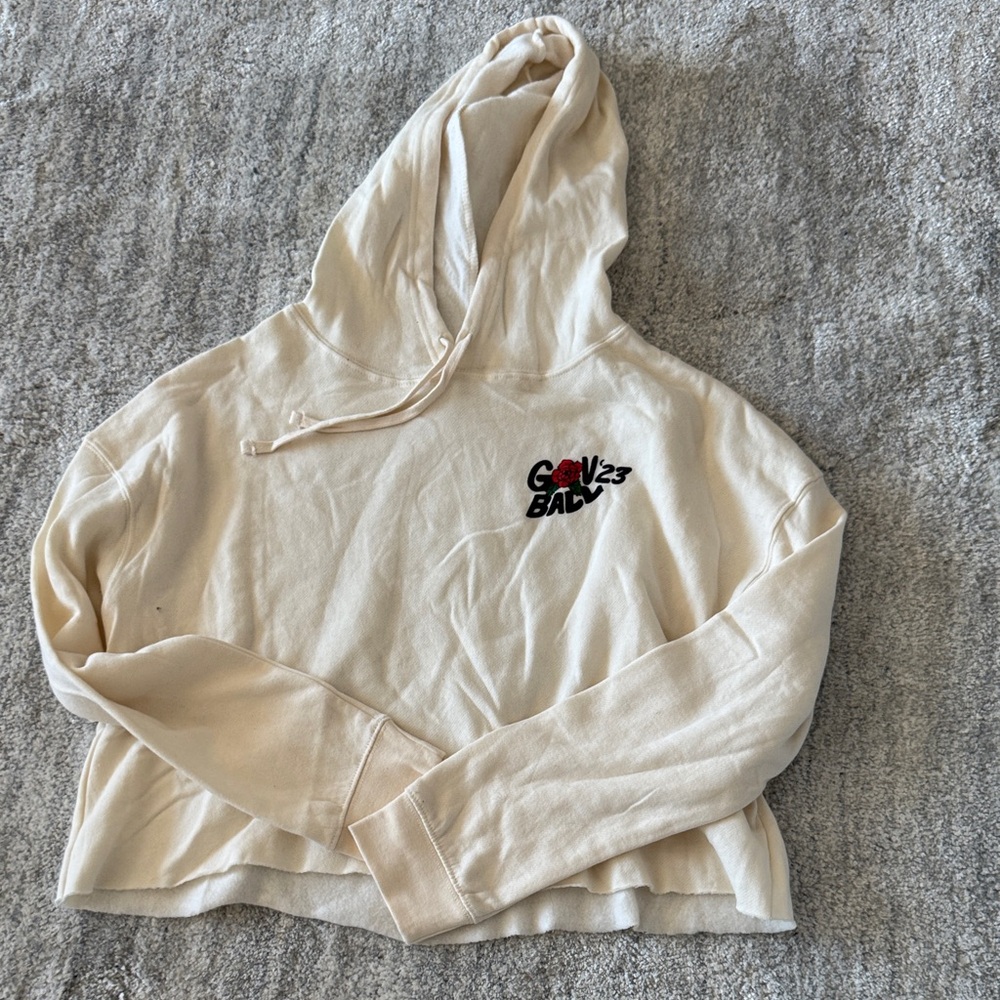 Cream Hoodie Sweater